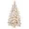7.5ft. Pre-Lit Flocked Vintage Fir Artificial Christmas Tree, Warm White LED Lights